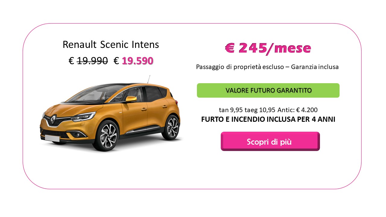 Compra Renault Scenic usato a rate