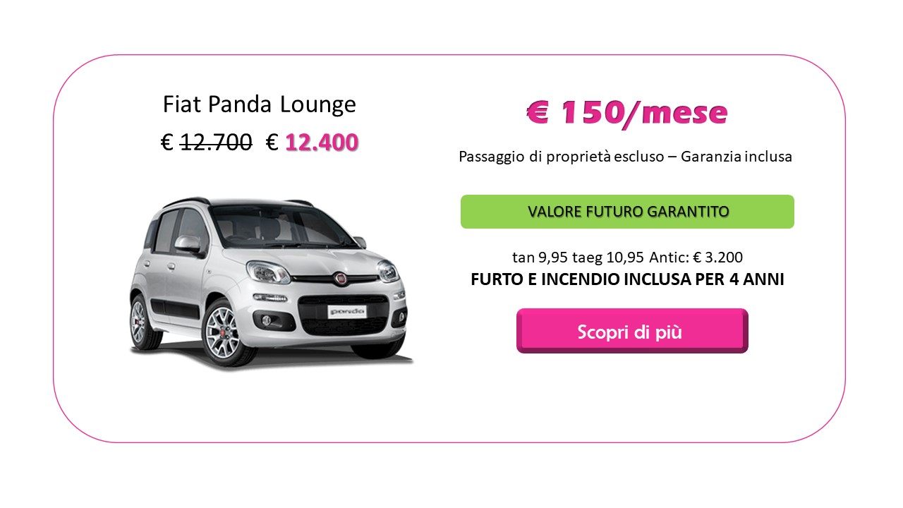 Compra fiat panda a rate