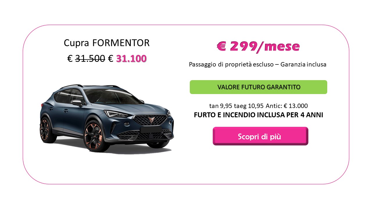 Cupra Formentor usata a rate
